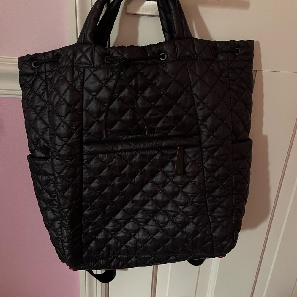 MZ Wallace convertible metro backpack.